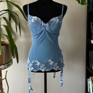La Senza Corset Top with Garter Hooks